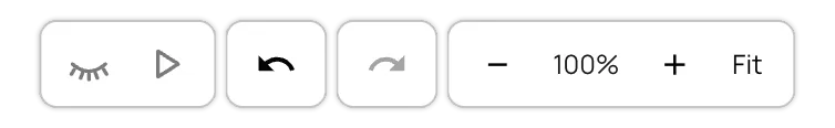 Blocks toolbar, collapsed